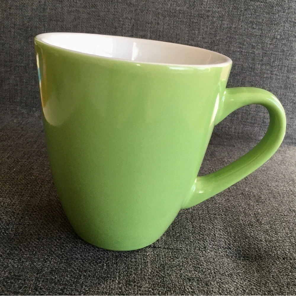 Oversized Spring Green Coffee Mug, 16 oz